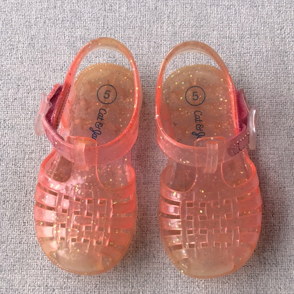 Cat & Jack Other - ⭐️4 for20⭐️Jelly shoes with sparkles! Bundle and save! Great condition. Size 5